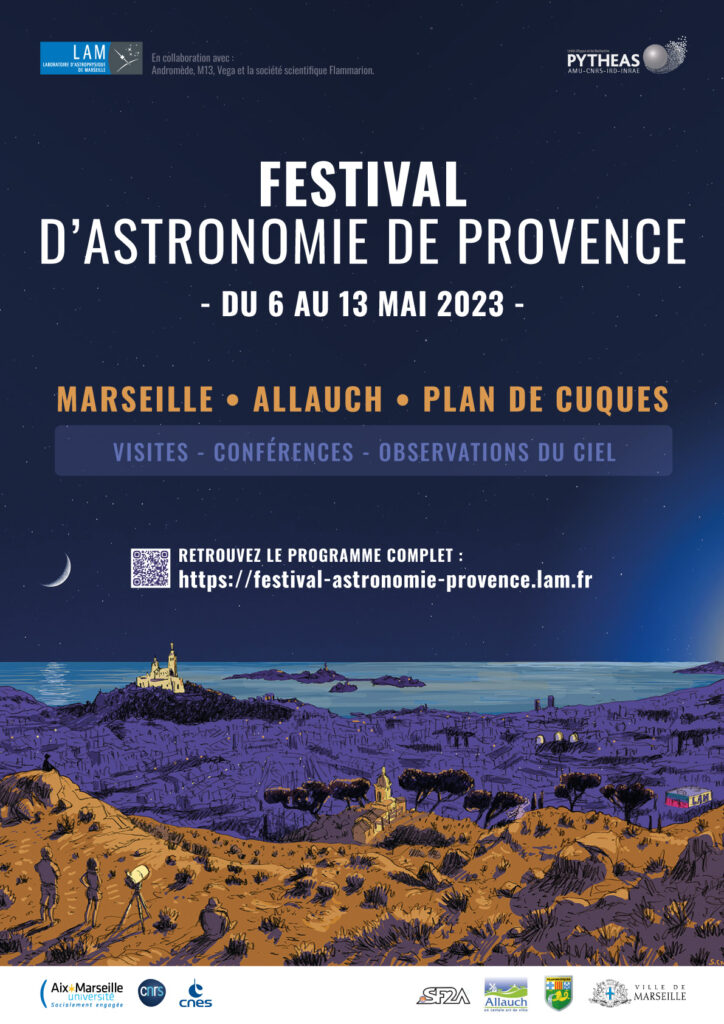 Affiche Festival d'Astronomie en Provence 2023